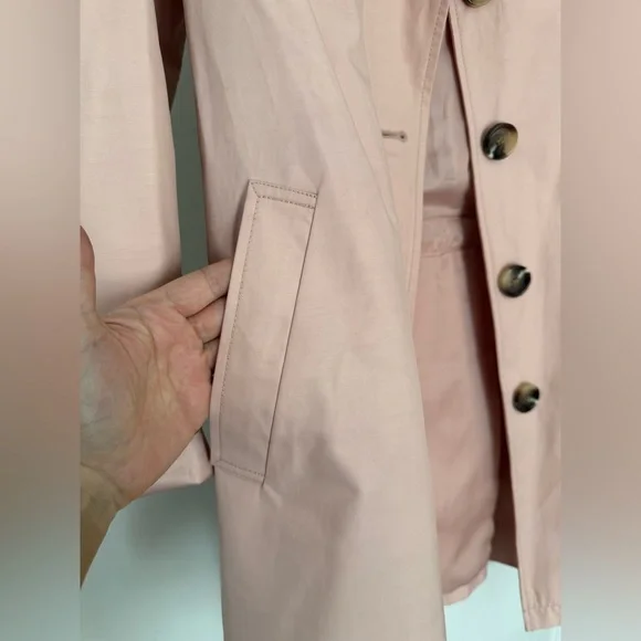 SAME EDELMAN pink trench coat - Picture 3 of 9
